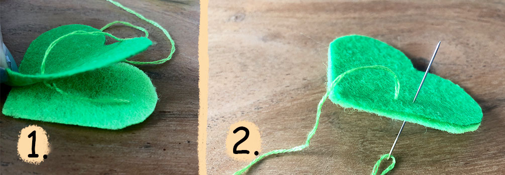 Langettenstich, sticken, Handarbeit, Stickstich