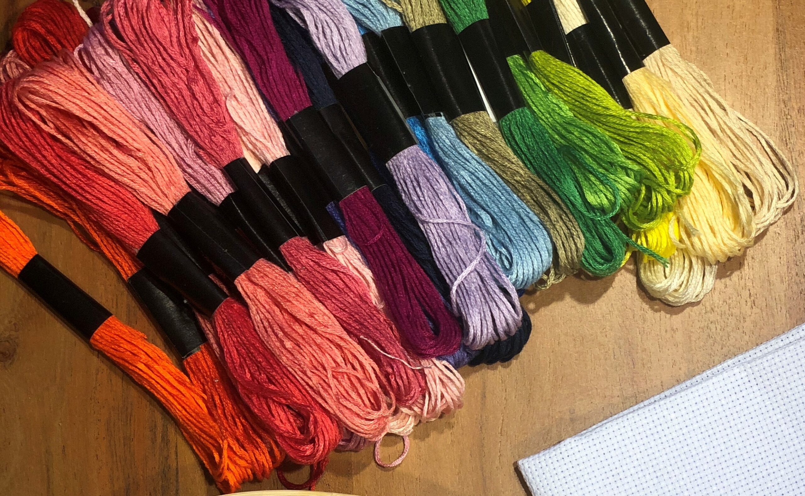 Sticken, Starter-set, Stickrahmen, Stickgarn