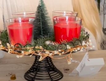 Adventskranz, IKEA-Hack, selber machen, Weihnachten