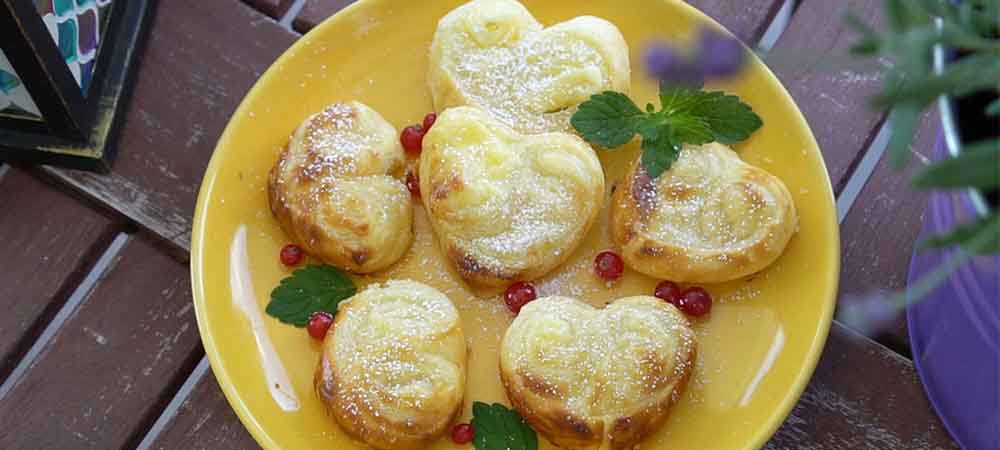 Blätterteigherzen_Puddingfüllung