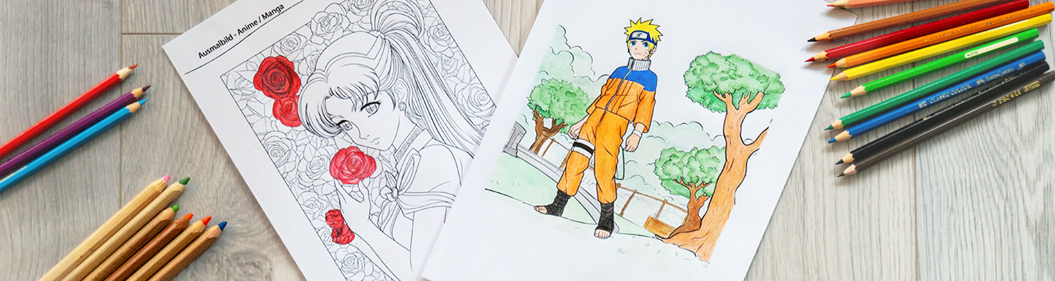 Manga Anime Ausmalbilder