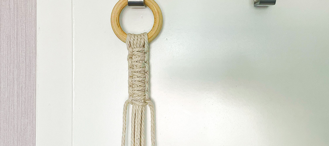 Kreuzknoten fertig