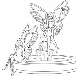 Elfen am Brunnen