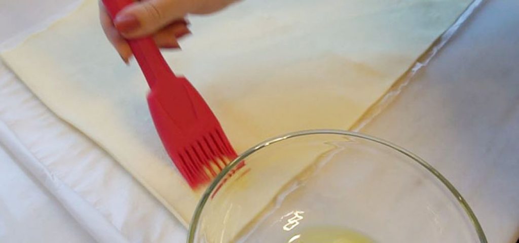 schrit 1 Blätterteigrosen, Blätterteigapfelrosen, Rezept, Anleitung, nachmachen, Muttertag, DIY