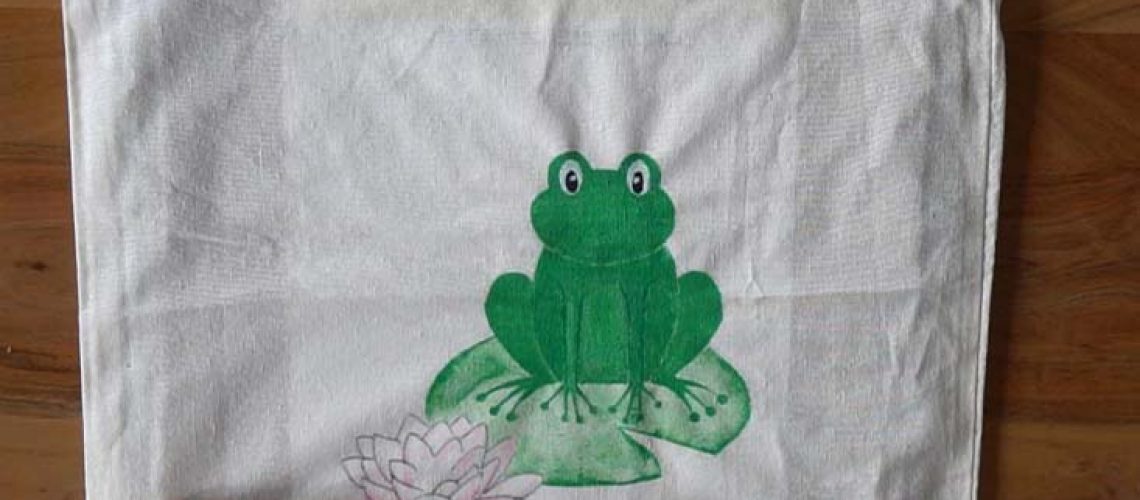 Sticken, Stoffbeutel bemalen, besticken Anleitung, Vorlage, so geht´s, Geschenkidee, DIY