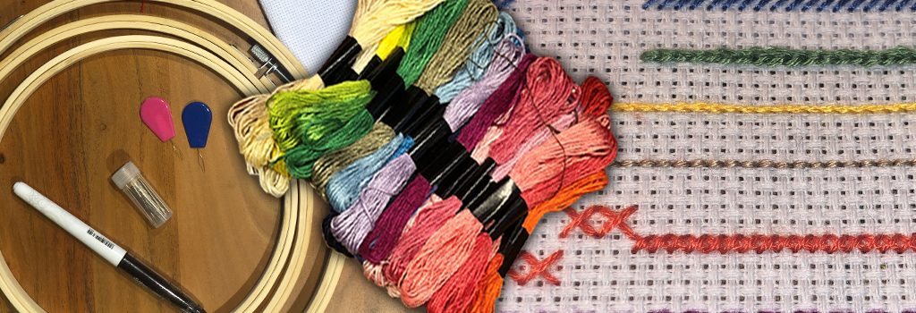 Titelbild Sticken, Starter-set, Stickrahmen